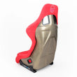 Load image into Gallery viewer, NRG FRP Bucket Seat ULTRA Edition - Large (Red Alcantara/Gold Glitter Back) - Main Product View