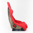 Load image into Gallery viewer, NRG FRP Bucket Seat ULTRA Edition - Large (Red Alcantara/Gold Glitter Back) - Additional View 8