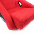 Load image into Gallery viewer, NRG FRP Bucket Seat ULTRA Edition - Medium (Red Alcantara/Pearlized Back) - Back View