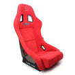 Load image into Gallery viewer, NRG FRP Bucket Seat ULTRA Edition - Medium (Red Alcantara/Pearlized Back) - Installation View