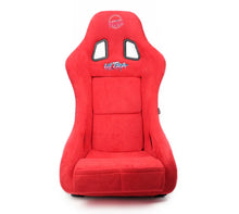 Load image into Gallery viewer, NRG FRP Bucket Seat ULTRA Edition - Medium (Red Alcantara/Pearlized Back) - Additional View 5