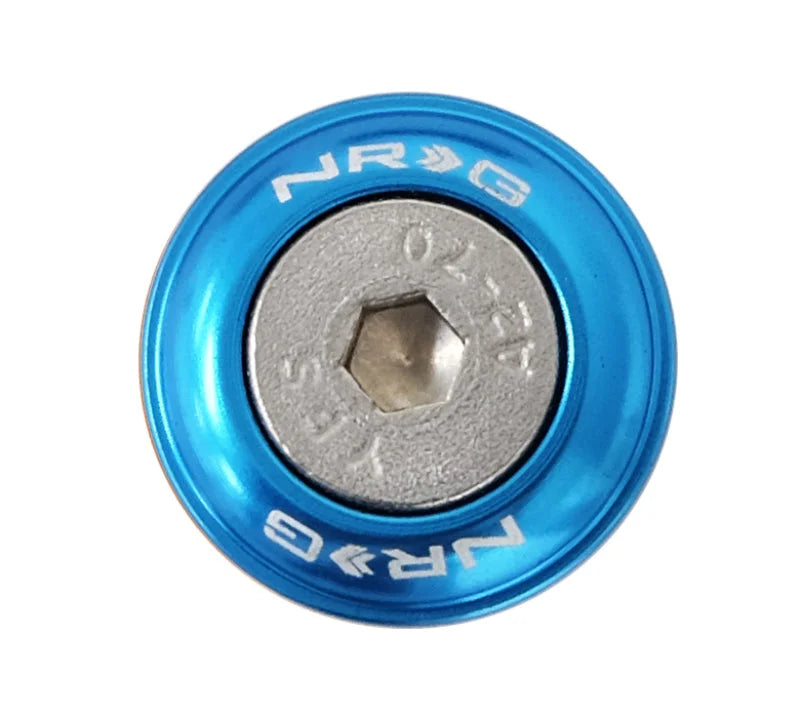 NRG Fender Washer Kit w/Rivets For Plastic (Blue) - Set of 10 - Main Product View