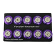 Load image into Gallery viewer, NRG Fender Washer Kit w/Rivets For Plastic (Purple) - Set of 10 - Main Product View