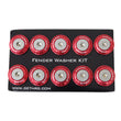 Load image into Gallery viewer, NRG Fender Washer Kit w/Rivets For Plastic (Red) - Set of 10 - Main Product View