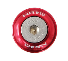 Load image into Gallery viewer, NRG Fender Washer Kit w/Rivets For Plastic (Red) - Set of 10 - Side View