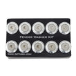 Load image into Gallery viewer, NRG Fender Washer Kit w/Rivets For Plastic (Silver) - Set of 10 - Side View