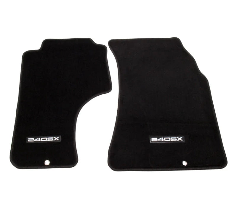 NRG Floor Mats - 89-98 Nissan 240SX (240SX Logo) - 2pc. - Side View