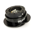 Load image into Gallery viewer, NRG Heart Quick Release Kit Gen 143 - Black Body / Black Heart Ring