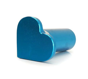 NRG Heart Shape Drift Button Toyota 86/Subaru WRX/STI/Mazda - Blue - Main Product View