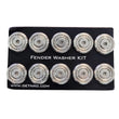 Load image into Gallery viewer, NRG M-Style Fender Washer Kit (TI Series) M6 Bolts For Plastic (Silver Wshr/Silver Scrw) - Set of 10 - Side View
