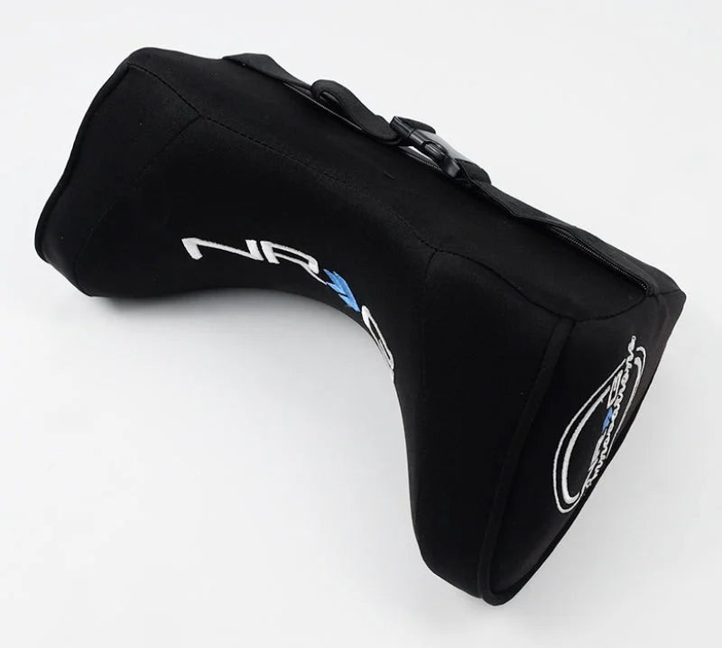 NRG Memory Foam Neck Pillow For Any Seats- Black - Back View