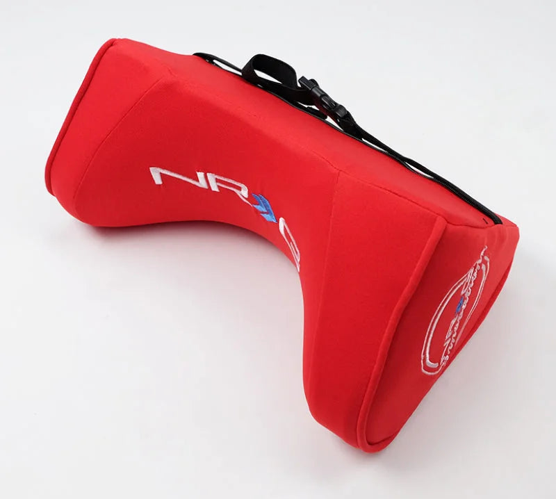NRG Memory Foam Neck Pillow For Any Seats- Red - Main Product View