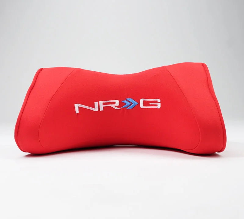 NRG Memory Foam Neck Pillow For Any Seats- Red - Back View