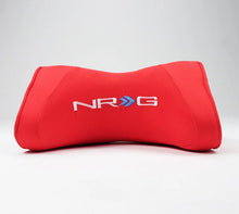 Load image into Gallery viewer, NRG Memory Foam Neck Pillow For Any Seats- Red - Back View