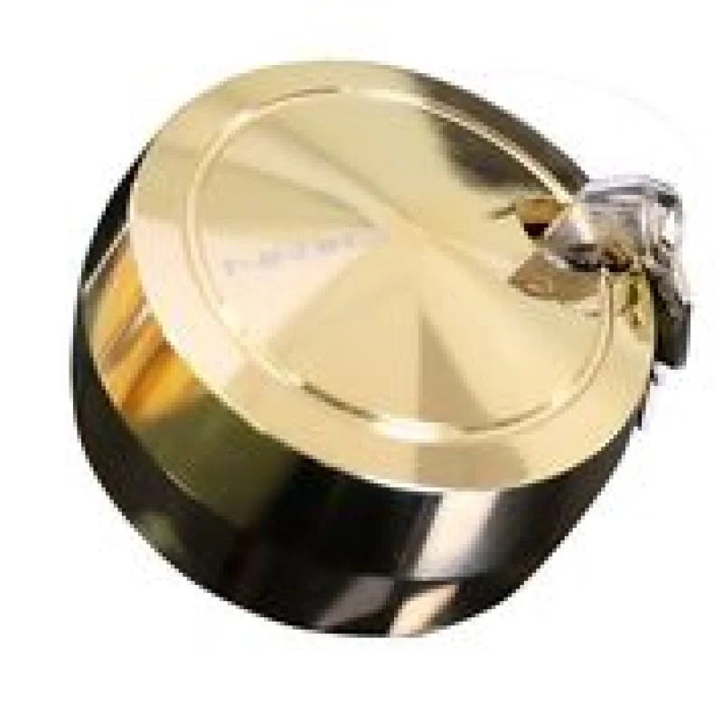 NRG Quick Lock V2 w/Free Spin - Chrome Gold (Will Not Work w/Thin Version QR or Quick Tilt System) - Side View