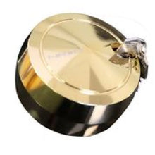 Load image into Gallery viewer, NRG Quick Lock V2 w/Free Spin - Chrome Gold (Will Not Work w/Thin Version QR or Quick Tilt System) - Side View