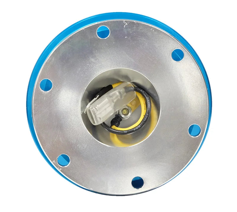 NRG Quick Release - Black Body/ Blue Chrome Ring - Back View