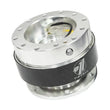 Load image into Gallery viewer, NRG Quick Release Gen 1.5 - Black Body / Carbon Fiber Ring - Back View