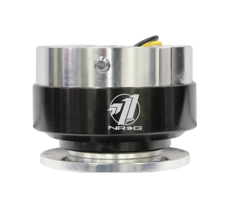 NRG Quick Release Gen 1.5 - Silver Body / Black Chrome Ring - Main Product View