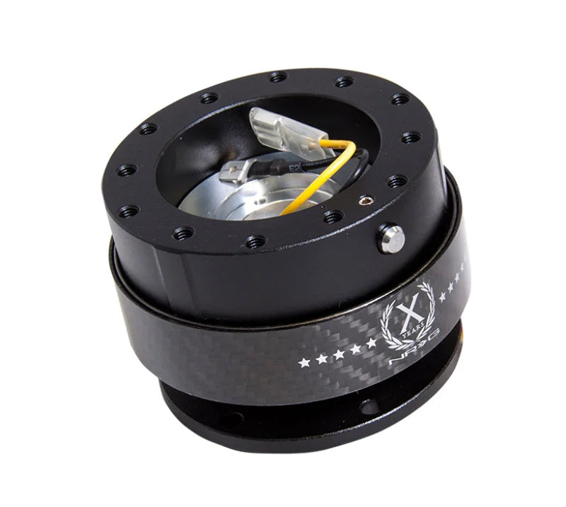 NRG Quick Release Gen 2.0 - Black Body / Black Carbon Fiber Ring - Main Product View