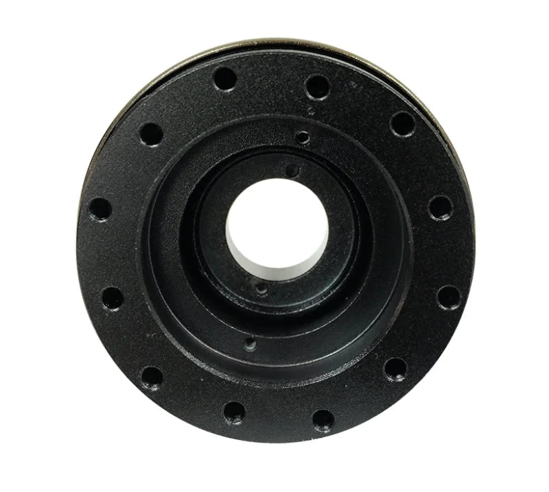 NRG Quick Release Gen 2.0 - Black Body / Chrome Ring SFI Spec 42.1 - Side View