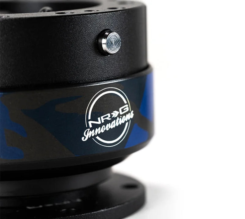 NRG Quick Release Gen 2.0 - Black Body/Black Ring w/ MadMike Camo Collab - Detail View