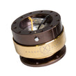 Load image into Gallery viewer, NRG Quick Release Gen 2.0 - Bronze Body / Chrome Gold Ring - Side View