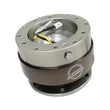Load image into Gallery viewer, NRG Quick Release Gen 2.0 - Gunmetal Body / Titanium Chrome Ring - Side View
