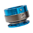 Load image into Gallery viewer, NRG Quick Release Gen 2.0 - New Blue Body / Titanium Chrome Ring - Main Product View