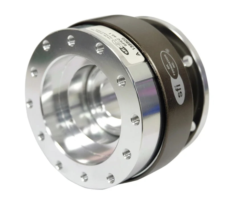 NRG Quick Release Gen 2.0 - Silver Body / Chrome Ring SFI Spec 42.1 - Main Product View