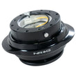 Load image into Gallery viewer, NRG Quick Release Gen 2.2 - Black Body / Shiny Black Oval Ring - Back View