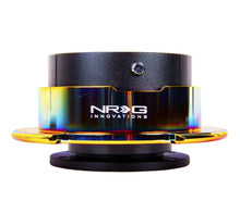 Load image into Gallery viewer, NRG Quick Release Gen 2.5 - Black Body / Neochrome Ring - Side View