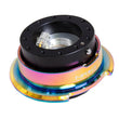 Load image into Gallery viewer, NRG Quick Release Gen 2.8 - Black Body / Neochrome Ring