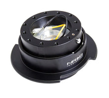 Load image into Gallery viewer, NRG Quick Release Kit Gen 2.5 - Black / Black Ring w/Finger Grooves - Main Product View