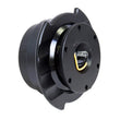 Load image into Gallery viewer, NRG Quick Release Kit Gen 2.5 - Black / Black Ring w/Finger Grooves - Back View