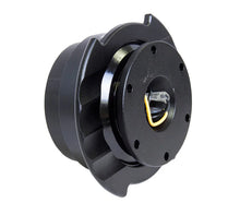 Load image into Gallery viewer, NRG Quick Release Kit Gen 2.5 - Black / Black Ring w/Finger Grooves - Back View