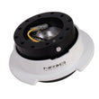 Load image into Gallery viewer, NRG Quick Release Kit Gen 2.5 - Black / White Ring w/Finger Grooves