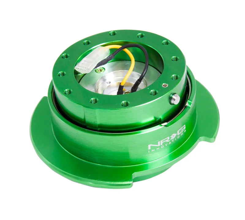 NRG Quick Release Kit Gen 2.5 - Green Body / Titanium Chrome Ring - Main Product View