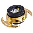 Load image into Gallery viewer, NRG Quick Release Kit Gen 3.0 - Black Body / Chrome Gold Ring w/Handles