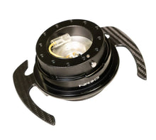 Load image into Gallery viewer, NRG Quick Release Kit Gen 4.0 - Black Body / Black Ring w/ CF Handles - Detail View
