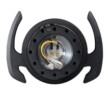 Load image into Gallery viewer, NRG Quick Release Kit Gen 4.0 - Black Body / Black Ring w/ Handles - Side View