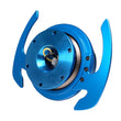 Load image into Gallery viewer, NRG Quick Release Kit Gen 4.0 - Blue Body / Blue Ring w/ Handles - Installation View