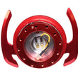 Load image into Gallery viewer, NRG Quick Release Kit Gen 4.0 - Red Body / Red Ring w/ Handles - Side View