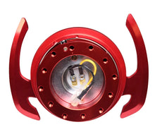 Load image into Gallery viewer, NRG Quick Release Kit Gen 4.0 - Red Body / Red Ring w/ Handles - Side View
