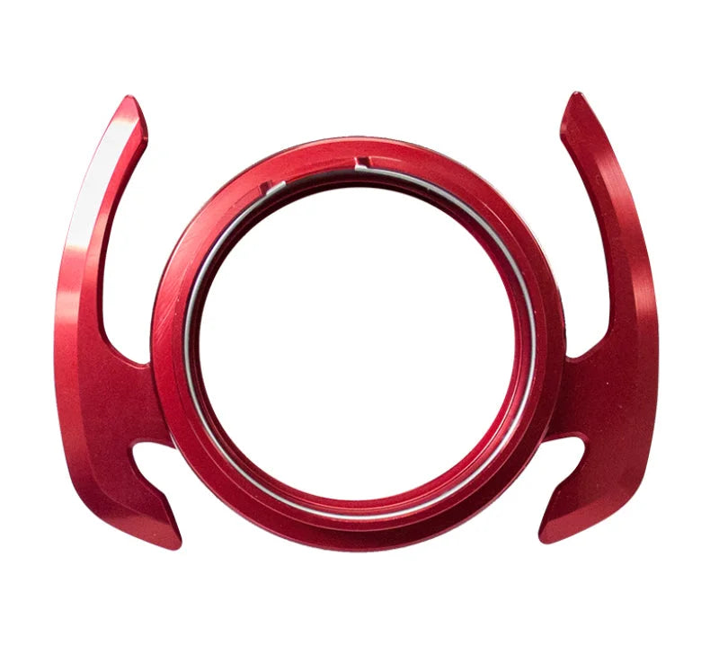 NRG Quick Release Kit Gen 4.0 - Red Body / Red Ring w/ Handles - Installation View