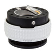 Load image into Gallery viewer, NRG Quick Release Kit - Pyramid Edition - Black Body / Glow In The Dark Pyramid Ring - Side View