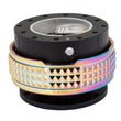 Load image into Gallery viewer, NRG Quick Release Kit - Pyramid Edition - Black Body / Neochrome Pyramid Ring - Main Product View