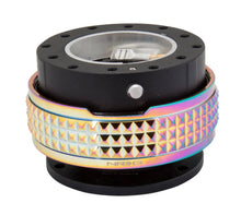 Load image into Gallery viewer, NRG Quick Release Kit - Pyramid Edition - Black Body / Neochrome Pyramid Ring - Main Product View