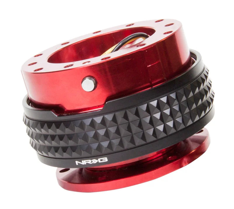 NRG Quick Release Kit - Pyramid Edition - Red Body / Black Pyramid Ring - Main Product View