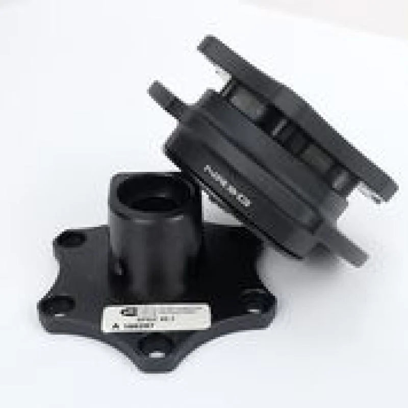 NRG Quick Release SFI SPEC 42.1 - Matte Black Body / Matte Black Ring - Side View